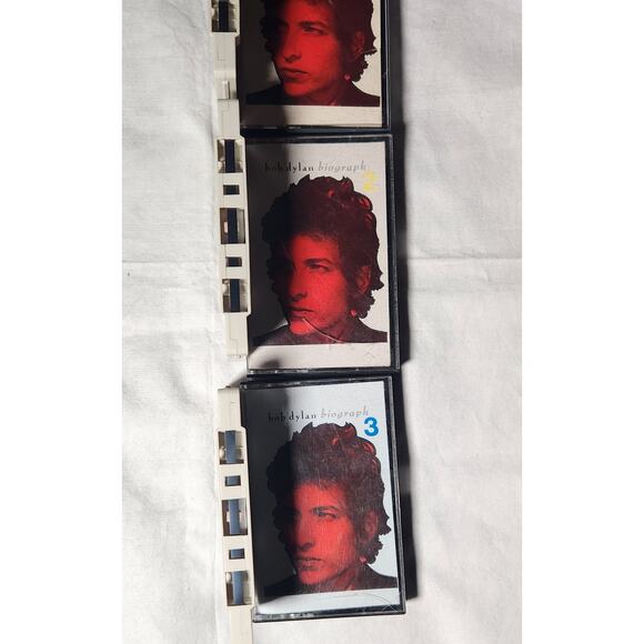 Bob Dylan Biography Cassette Set of 3 Tested (Columbia, 1973-1985) Pre-owned - Picture 7 of 7